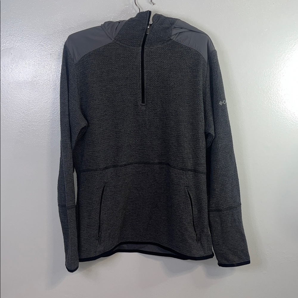 Columbia Charcoal and Light Gray Varsity Jacket